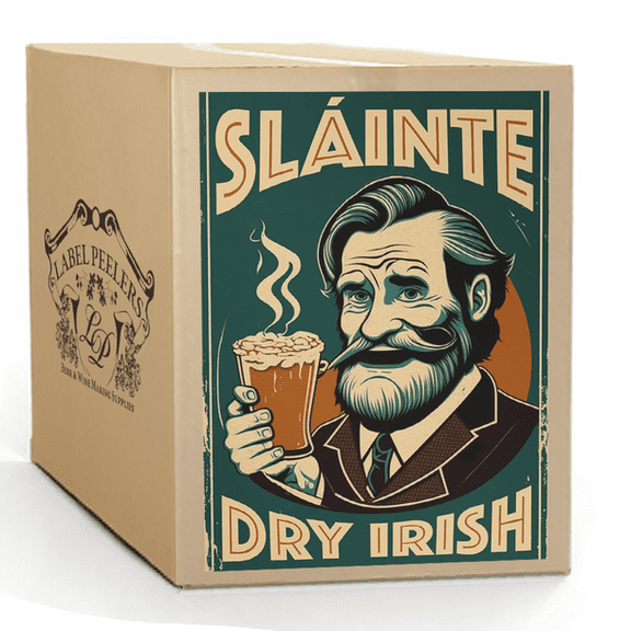 Label Peelers Sláinte Dry Irish Stout Beer Kit