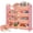 Pink, variant on Kids Bookshelf Toy Storage with 12 Bins, Wooden Toy Rack for Toddlers, Large-Capacity Playroom Storage for Books, Toys, and Stuffed Animals, Grey