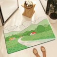 thumbnail image 2 of Alfombrilla antideslizante para entrada de baño con dibujos animados, alfombrilla para pies resistente a la suciedad para entrada del baño, alfombrilla absorbente de barro de diatomeas para baño, 2 of 5