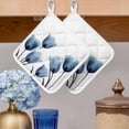 thumbnail image 2 of Blue Tulip Pot Holders for Kitchen Heatproof Potholder, 5 Pack Spring Pastoral Flower Watercolor White Hot Pads Multipurpose Oven Pads Cloth Potholders Trivet for Cooking Baking, 2 of 8