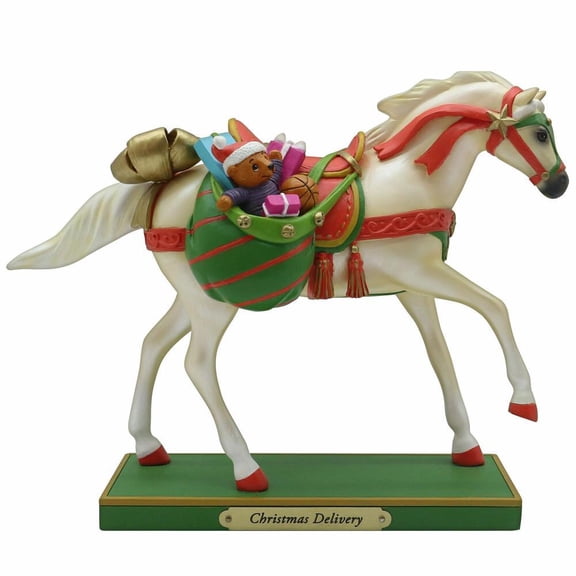 Enesco 6009478 Christmas Delivery Painted Ponies