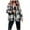 Black, variant on Herrnalise Jackets For Women Fashion Casual Pockets Printed Long Sleeve Tops Jacket Plaid Coat Shackets For Women 2024 fall Sky Blue,L