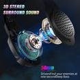 thumbnail image 2 of Beexcellent Gaming Headset for PS5 PS4 with 7.1 Surround Sound Noise Cancelling Flexible Mic RGB Light 3.5mm, 2 of 7