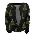 thumbnail image 4 of Uootdi Christmas Sweater for Women Cute Gift Xmas Button Down cardigan Sweater for Women Fall Winter Knitted Outerwear Coat, 4 of 4