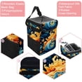 thumbnail image 2 of Sea Slug Foldable Car Trash Bin with Lid, Leak-proof Mini Trash Can, Hanging Storage Bag for Car, 2 of 6