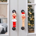 thumbnail image 2 of 1 Pair Christmas Refrigerator Handle Covers Cookie Man Design Fabric Cloth Kitchen Appliance Handle Sleeves, 2 of 7