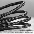 thumbnail image 2 of Cable de carga jixopn 2 en 1 USB C PD de repuesto, base de carga portátil de 5 V y 1 A, cable trenzado para Garmin Fenix 7/7S/7X/6/5/5X/Venu 2/Swim 2, 2 of 8