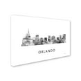 thumbnail image 2 of Trademark Fine Art 'Orlando Florida Skyline WB-BW' Canvas Art by Marlene Watson, 2 of 3
