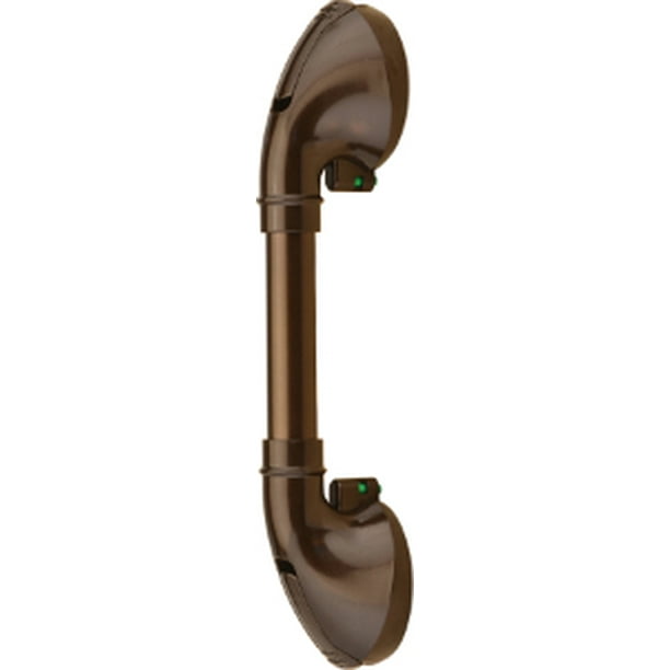 New Suction Cup 16" Assist Grab Bar in Bronze Plating (Flat Smooth Surface only, NO Tile