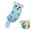 blue, variant on Plush Catnip Cat Toy with Crinkly Paper and Sound Device for Indoor/Outdoor Play and Training Rewards