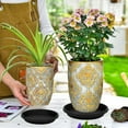 thumbnail image 3 of 2 Pack Plant Saucer 14 Inch, Durable Plant Trays for Pots, Plant Drip Trays, Plant Water Catcher Tray for Plants, Plastic Plant Saucers for Indoors no Holes, 3 of 11
