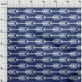 thumbnail image 3 of oneOone Tissu Georgette Viscose Bleu Tissu pour Robe Tissu Imprimé au Mètre 42 Pouces de Large, 3 of 5
