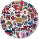 thumbnail image 2 of 50 Pcs Marvel Super Hero Spider Man Graffiti Sticker Guitar Costume Onesize 50Pcs, 2 of 5
