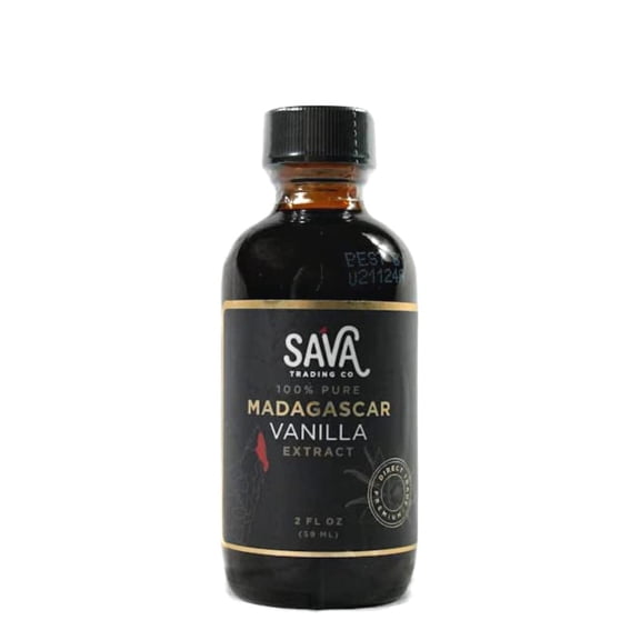 SAVA Pure Madagascar Vanilla Extract 2 Oz.