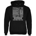 thumbnail image 1 of Halloween Costume Humain Boogie Man Chandail à Capuchon Noir pour Adulte, 1 of 1