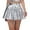 Silver, variant on Women’s Fashion Solid Dazzling Pleated Skirt Stage Nightclub High Waist A Line Short Skirt