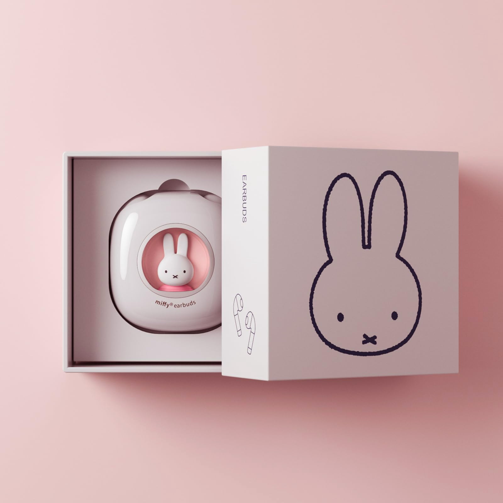 Miffy Bluetooth Wireless Earbuds Headset (Pink)IPX5 Waterproof Ear Buds Headphones