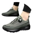 thumbnail image 3 of XIMIN Men's Solid Color Waterproof Outdoor Shoes System and High-Traction Sole Non-Slip Shoes Breathable Lightweight Low Height Outdoor Trail Trekking Shoes, 3 of 8