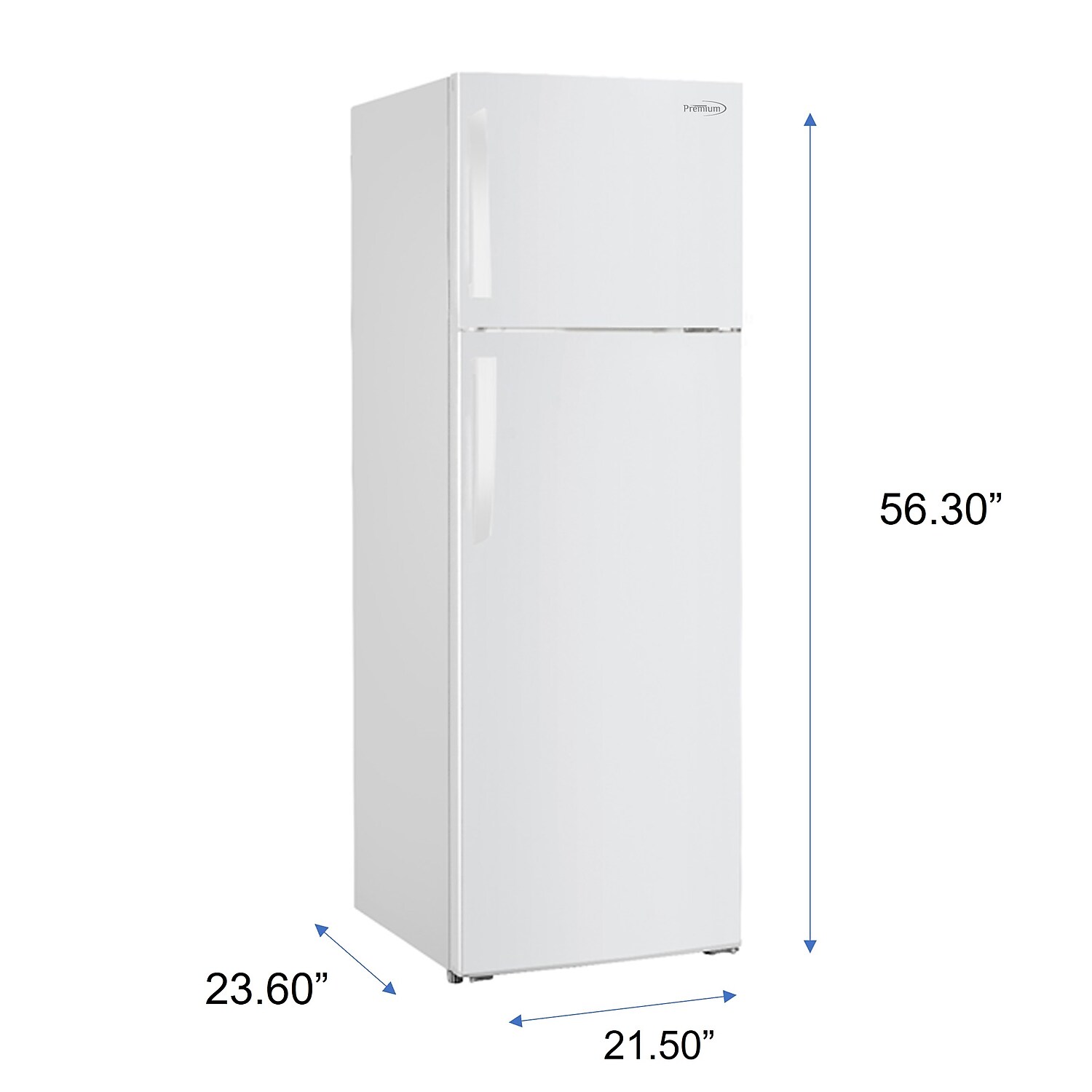 Premium Levella PRN7005HW 21.5" 7.0 Cu. Ft. Refrigerator with Freezer White - image 4 of 5