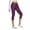 Purple, variant on QHFBli High Waisted Leggings for Women -Yoga Capris 62" Comfortable and Stretchy