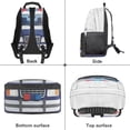 thumbnail image 6 of Aplkyhs Police Car School Backpack for Age 6-18 Ergonomic Padded Adjustable Straps Large Capacity Multi Compartment Bookbag for Boys Girls Elementary Middle High School Travel Daily Use, 6 of 7