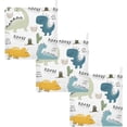 thumbnail image 7 of 5 PCS Childish Dinosaur Cactus Baby Muslin Washcloths, Cartoon Dino Soft Absorbent Face Towel Burp Cloths Cotton Bath Wipes Infant Wash Cloth for Newborn Boys Girls, 7 of 7