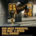 thumbnail image 3 of Taladro/destornillador DEWALT 20 V MAX XR inalámbrico sin escobillas de 1/2 pulgada, 3 of 8