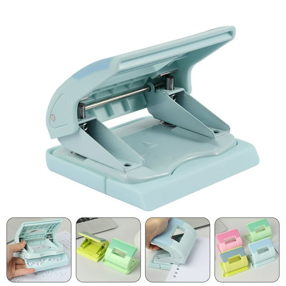 LEORX 1Set Manual Punching Tool for DIY Projects with Material in Random Color