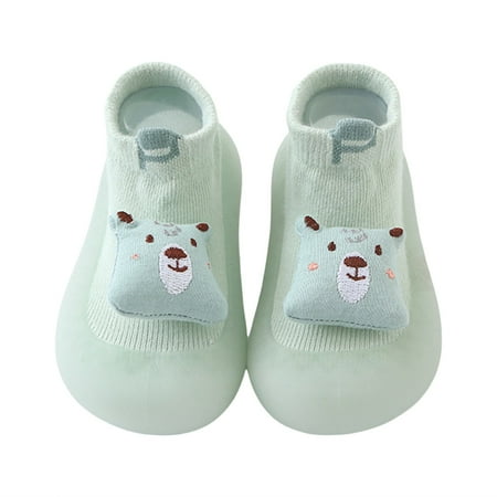 

Youmylove Infant Boys Girls Socks Toddler Breathable Cartoon Mesh Floor Socks Barefoot Socks Non-Slip Shoes Child Lovely Footwear
