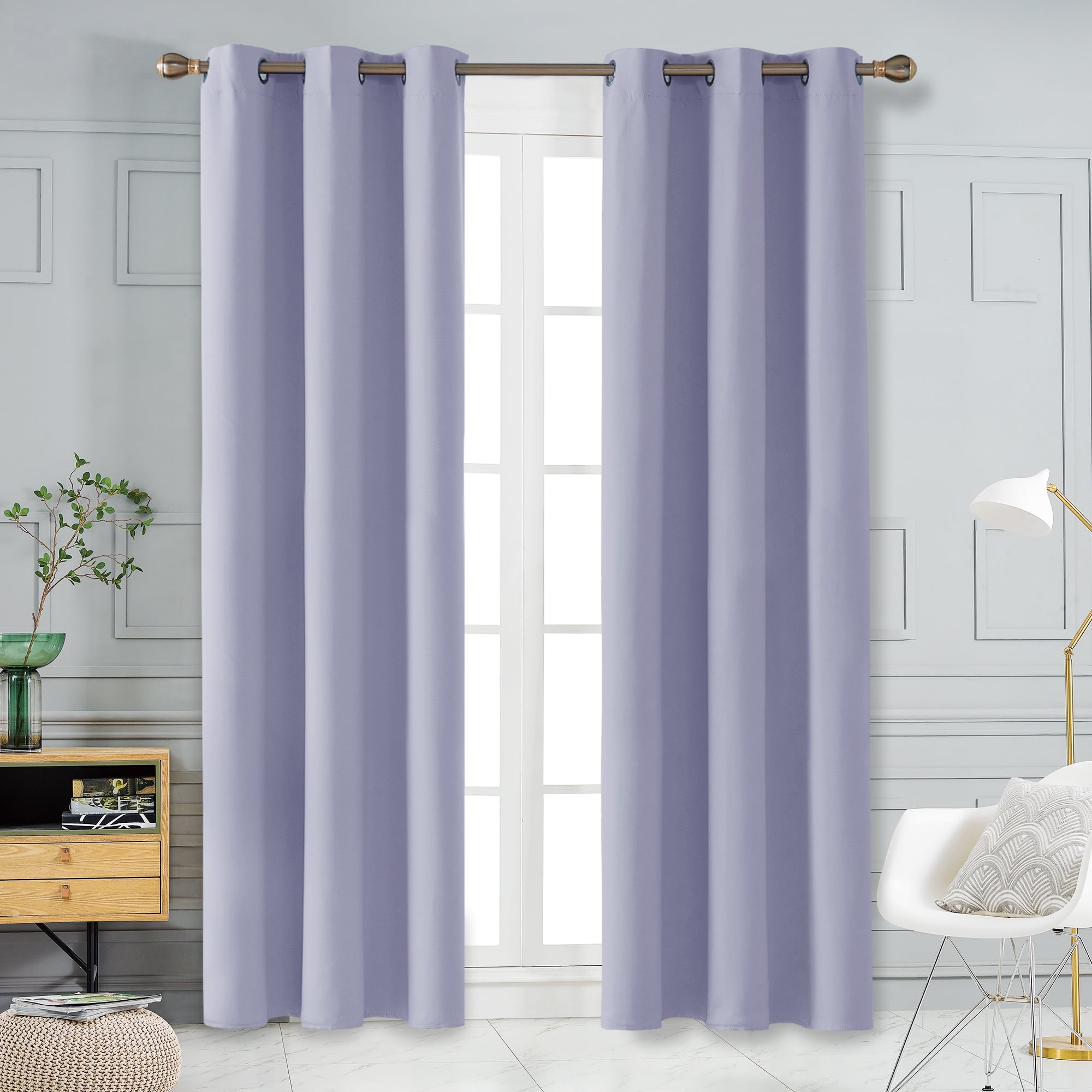 Deconovo Blackout Curtains 95 inches Long Room Darkening