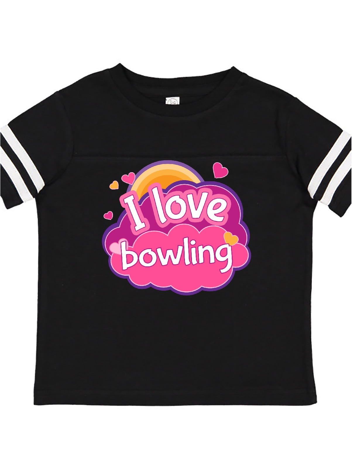 inktastic I Love Bowling Gift Toddler T-Shirt 