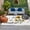 white, variant on Haze Blue Sunshine Sunflower Outdoor Rug 4x6 Ft, Non Slip Washable Area Rug, Pastoral Bees Farmhouse Floral Patio Rugs Carpet Runner, Large Floor Mat for Indoor/Outdoor Deck Porch Camping