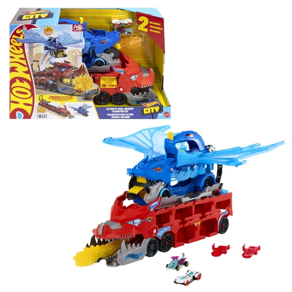 Pista de Juguete Mattel Hot Wheels Transportador de Dragones