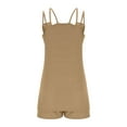 thumbnail image 6 of GILIGEGE 2 Piece Sets for Women Womens Athletic Dress Dress In Shorts Summer Workout Romper Dress 2025 Trendy Outfit Summer Lounge Sets Khaki S, 6 of 8