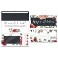 thumbnail image 6 of ZipGifts Holiday Card | Zip-Open Money Holder w/Clear Plastic Window for Cash, Check, & Gift Card (Holiday | Floral - Happy Holidays), 6 of 7