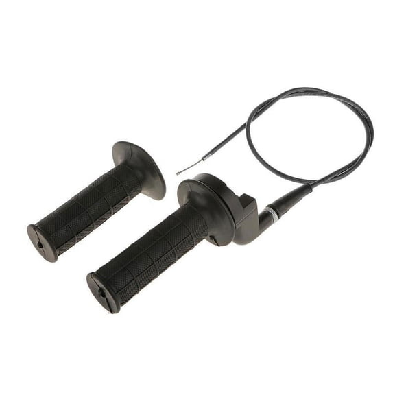 7/8" Twist Throttle Cable Handle Grip for 50-250CC Dirt Bike ATV Black