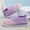 Purple, variant on FSYBOA Girls Hook and Loop Sneakers Size 13(Little Kids), Soft Soled Breathable Flat Mesh Kids Running Shoes Purple