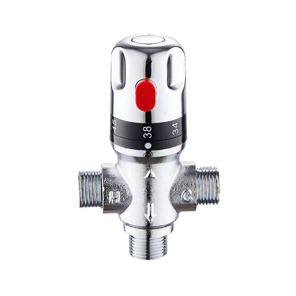 JINGT Thermostatic Valve Mixing Valve Water Heater Temperature Control Pipe  Valve - Walmart.com