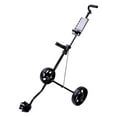 thumbnail image 2 of LOVIVER Golf Bag Carrier Cart with 2 Wheel Foldable Iron Professional Golf Push Cart, 2 of 8