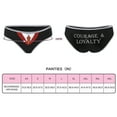 thumbnail image 6 of Littleforbig Women's Ladies Soft Cotton Underwear Comfortable Hipster Briefs 4 Pack Panties Set - Wizard School 3XL Black, 6 of 7