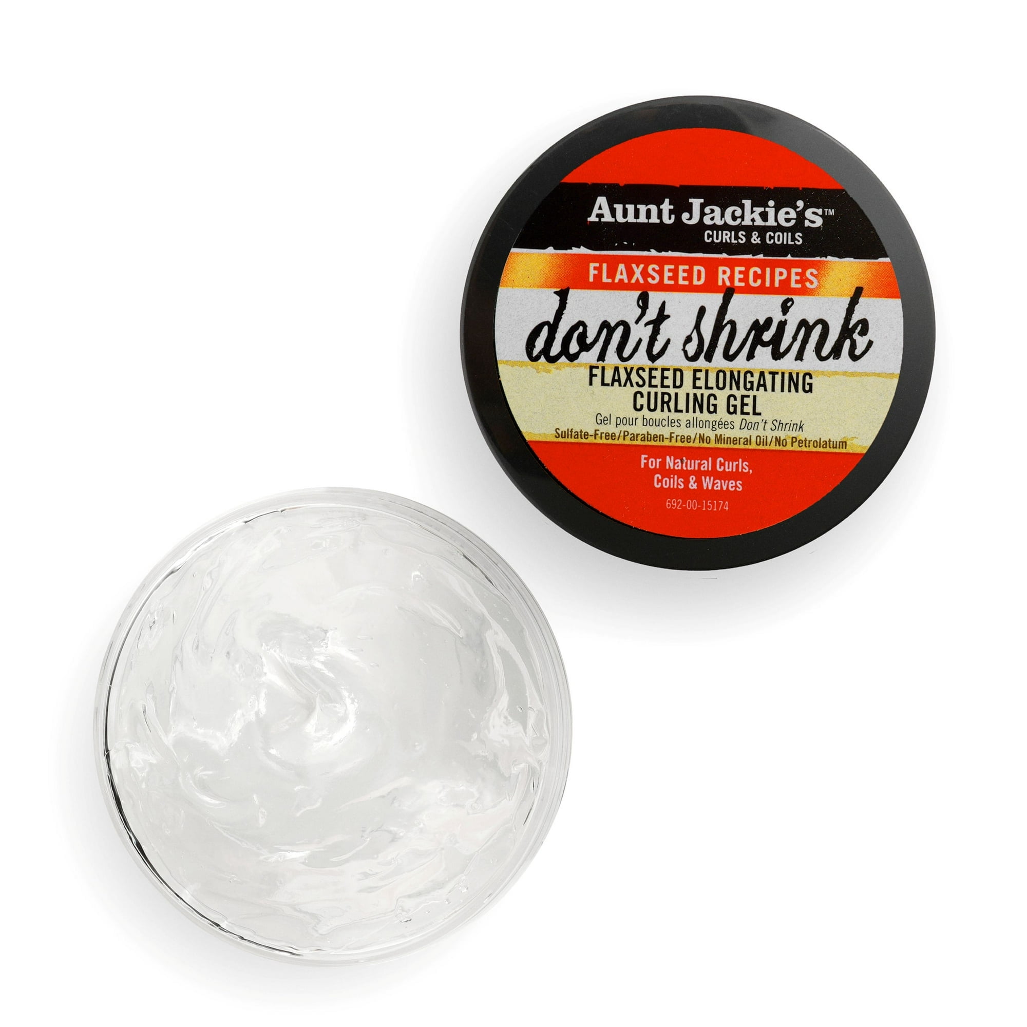 Aunt Jackie's Don't Shrink Flaxseed Elongating Curling Gel, 15 oz
