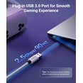 thumbnail image 3 of VR Link Cable with Charging 16FT Compatible with Oculus/Meta Quest 3S/3 Accessories, Quest2/Pro, Pico4, Link Cable for SteamVR, Charge & Link Simultaneously, 3 of 7