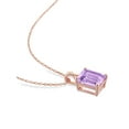 thumbnail image 3 of Everly Women's 5.87CT TGW Amethyst and White Topaz Sterling Silver Pendant, 3 of 6
