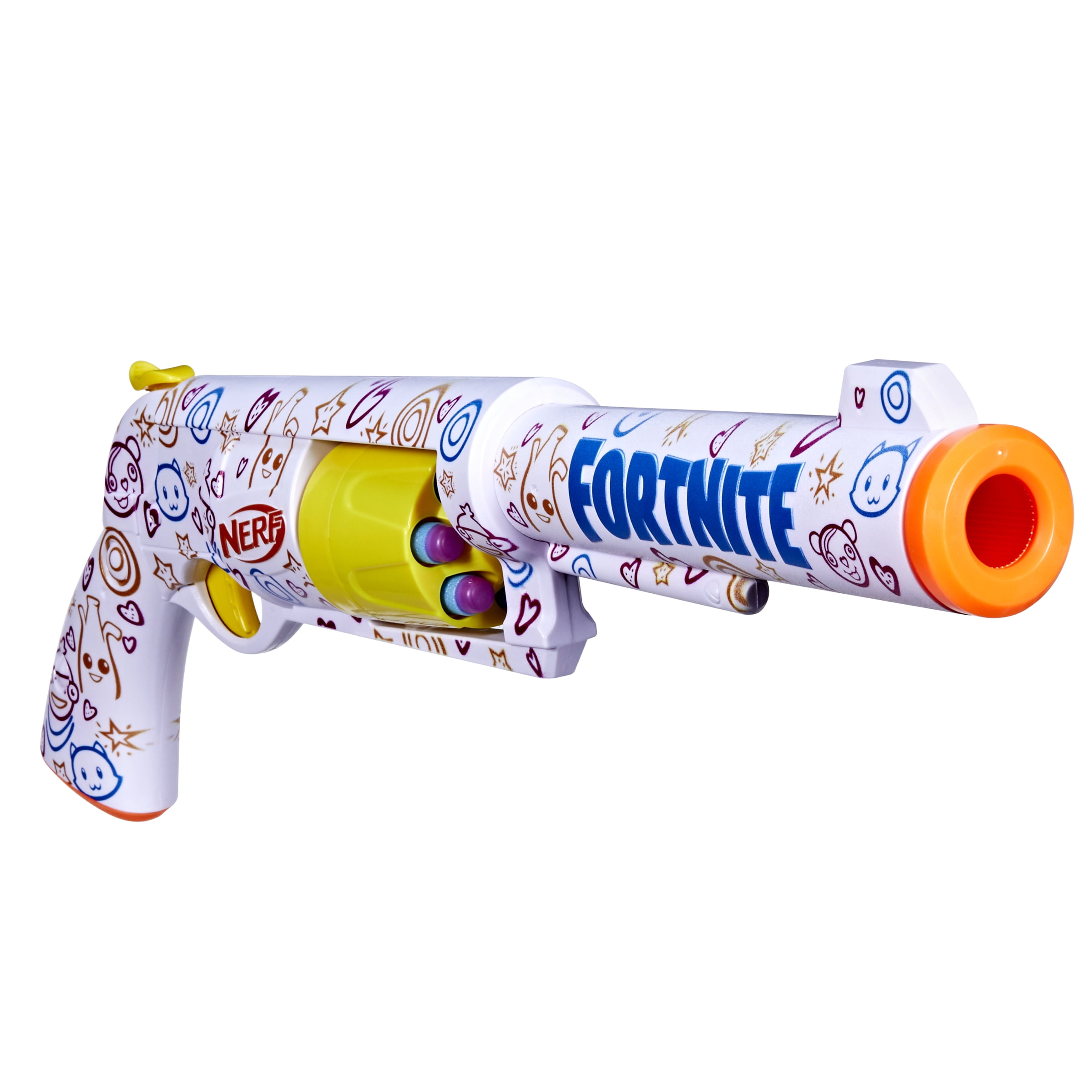 Nerf Fortnite Frenz 4 Ever Foam Dart Blaster, Unlock Code, 6-Dart