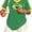 Brazil-green, variant on Women's Argentina Soccer Jersey T-Shirt V-Neck Light Blue and White Striped Short Sleeve Graphic Tee Casual Sports Game Day Top for 2026 Soccer Cup Football Fans