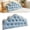 Blue, variant on College Dorm Bed Bolster Pillow, Long Rectangular Bolster Backrest Pillow, Soft Headboard Support Cushion for Sitting Up in Bed, Ideal Reading & Relaxing Daybed Pillow