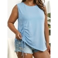 thumbnail image 5 of Oryer Plus Size Tank Tops for Women, Round Neck Sleeveless Casual Womens Blouse Trendy Tunic Summer Shirts for Women 1X-5X, 5 of 7