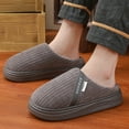 thumbnail image 5 of Slippers for Women Men Non-Slip Thick Soled Round Toe Slip-on Slides Unisex's Casual Versatile Indoor Home Fall Winter Eva Thick Bottom Flat Sandals, 5 of 6