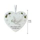 thumbnail image 2 of Adorno de La Amistad con Forma de Corazón de Vidrio Marino, Recuerdo de La Amistad, Adorno de Corazón de La Amistad para Árbol de Navidad., 2 of 5