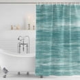 thumbnail image 3 of Duck Green Shower Curtain, Waterproof Shower Curtains for Bathroom, Vintage Modern Abstract Art Ombre Washable Fabric Bathtub Curtain Set Bath Decor with 12 Hooks 72"x78", 3 of 8